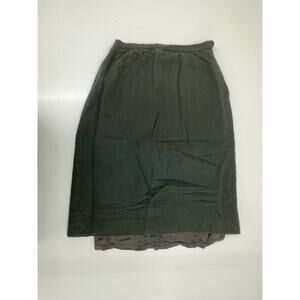Gurian Womens Skirt Size Unknown Green Wool Pencil Skirt Vintage